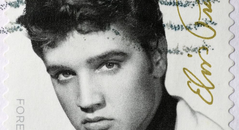 Milan,,Italy,-,May,17,,2019:,Young,Elvis,Presley,On